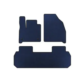 EVA Fußmatten (2 Reihen, Blau)