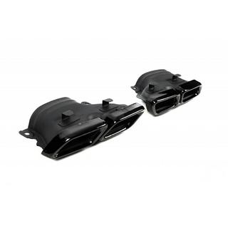 Auspuffblenden Black AMG Foto 3
