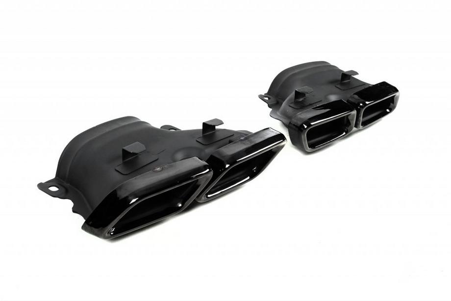Mercedes-Benz Auspuffblenden Black AMG Foto 3