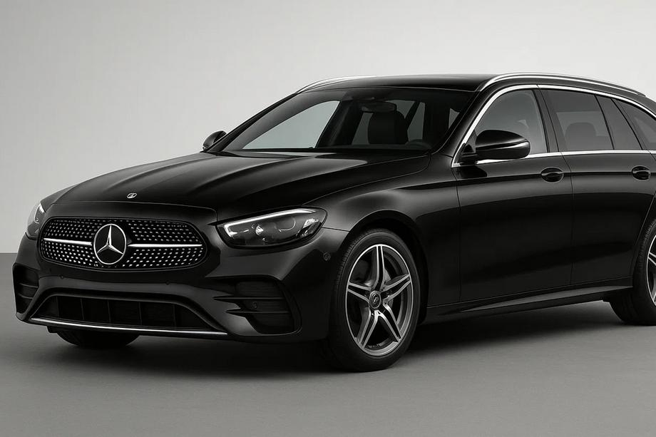 Mercedes E-class W213 2016-2023 Frontgrill Diamond Black (für SW, 2020+) Image