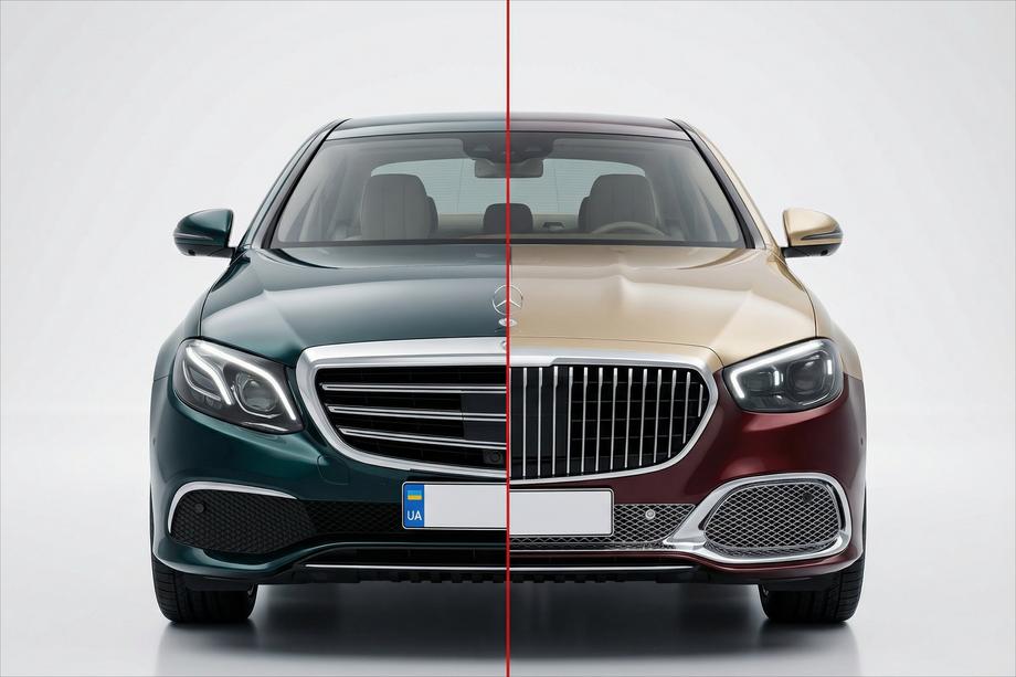 Mercedes E-class W213 2016-2023 Facelift Komplettset auf Maybach 2024 Image