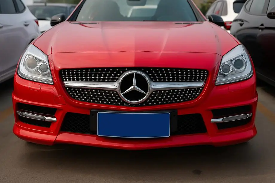 Mercedes SLK R172 2011-2016 Frontgrill Diamond Black Image