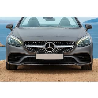 Frontgrill Diamond Silber Mercedes SLC R172 2016-2020 Foto 1