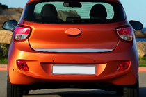 Hyundai I-10 2014-2017 Kofferraumleiste Edelstahl Foto 1