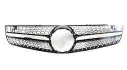 Mercedes SL R230 2001-2011 Frontgrill Diamond Black (2008-2011) Foto 2