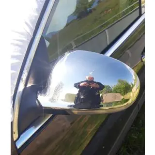 Spiegelabdeckungen (2 Stk, Edelstahl) Foto 4