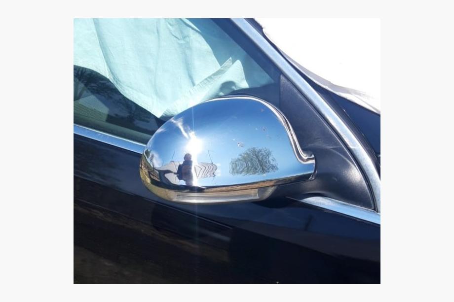 Volkswagen Jetta 2006-2011 Spiegelabdeckungen (2 Stk, Edelstahl) OmsaLine - Italienischer Edelstahl Foto 3