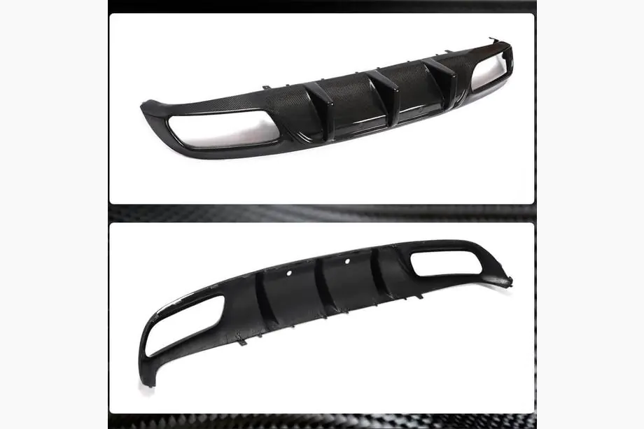 Mercedes C-class W205 2014-2021 Heckdiffusor V1 für Coupe/Cabrio C63 AMG 2015-2019 Carbon Foto 8