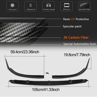Frontlippe V1 für Frontstoßstange (Coupé/Cabrio C63 AMG 2015-2019, Carbon) Foto 4