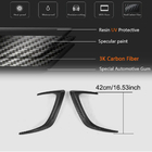Mercedes C-class W205 2014-2021 Heckstoßstangenabdeckungen (für Coupe/Cabrio C63 AMG 2015-2019, Carbon) Foto 5