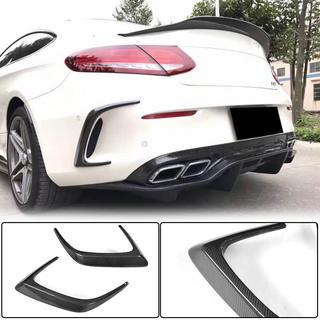 Heckstoßstangenabdeckungen (für Coupe/Cabrio C63 AMG 2015-2019, Carbon) Foto 1