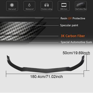Frontlippe V3 für Frontstoßstange (Coupé/Cabrio C63 AMG 2015-2019, Carbon) Foto 4