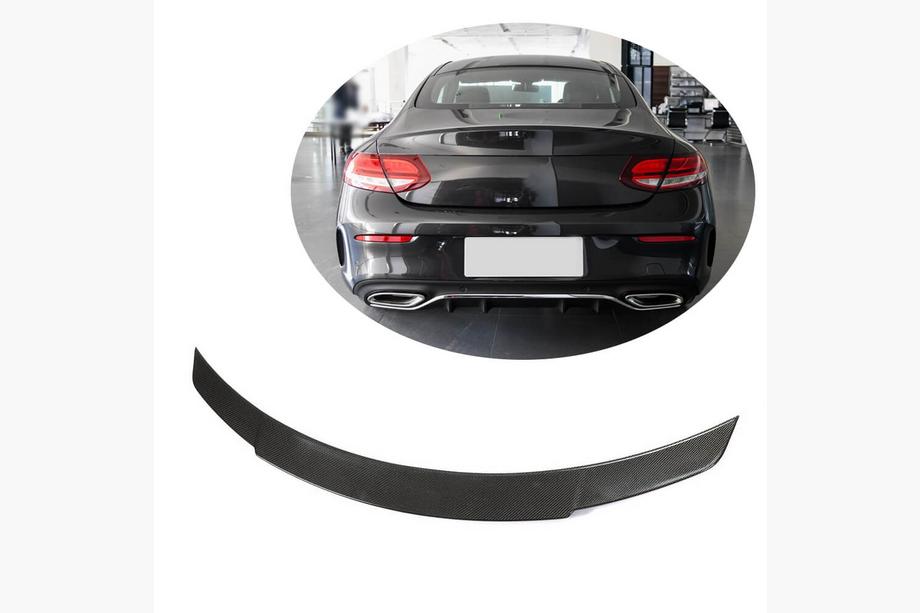 Mercedes C-class W205 2014-2021 Spoiler V7 (für Coupe 2015-2019, Carbon) Image