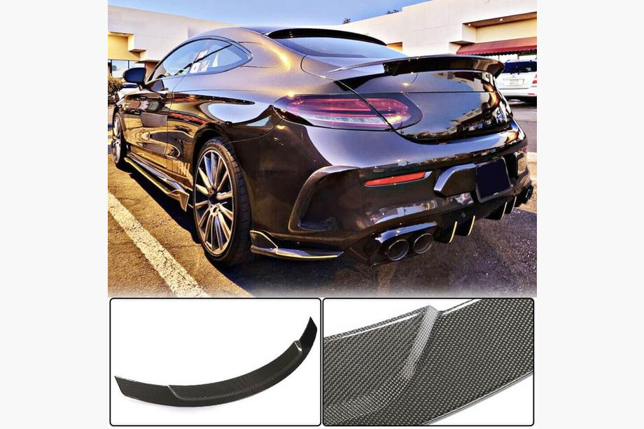 Mercedes C-class W205 2014-2021 Spoiler V10 (für Coupe 2015-2019, Carbon) Image