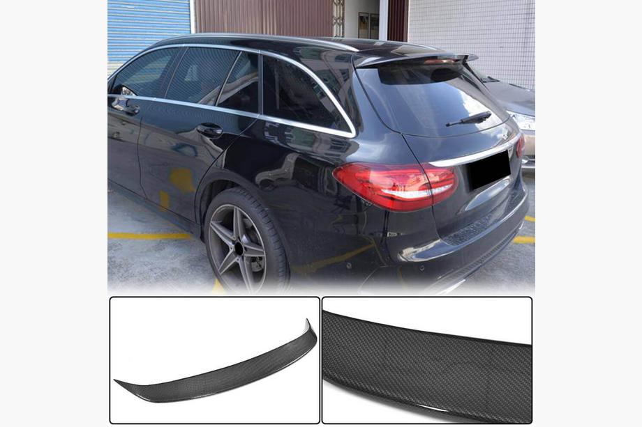Mercedes C-class W205 2014-2021 Spoiler (für Base/AMG-Line SW 2015-2019, Carbon) Image