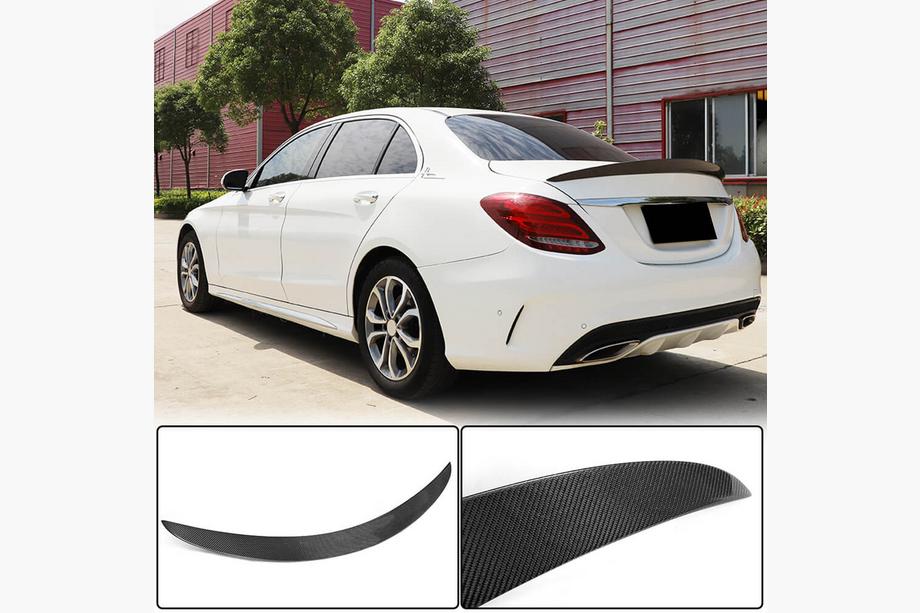 Mercedes C-class W205 2014-2021 Spoiler V2 (für SD 2015-2019, Carbon) Image