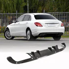 Mercedes C-class W205 2014-2021 Heckdiffusor für Stoßstange (SD Base 2015-2019, Carbon) Foto 1