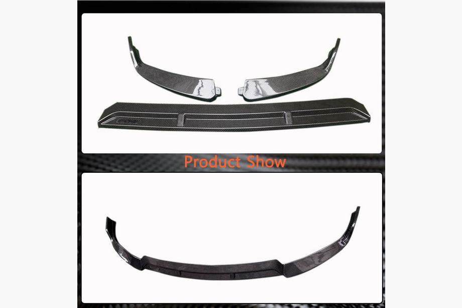 Mercedes C-class W205 2014-2021 Frontstoßstange Lippe Aufsatz (für SD AMG-Line 2019-2021, Carbon) Foto 4