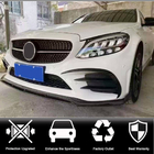 Mercedes C-class W205 2014-2021 Frontstoßstangenlippe (für SD AMG-Line 2015-2019, Carbon) Foto 2