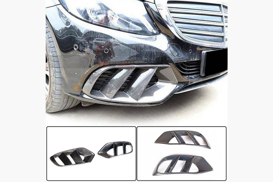 Mercedes C-class W205 2014-2021 Carbon Nebelscheinwerfer Abdeckungen (für SD Base 2015-2019) Image