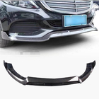 Mercedes C-class W205 2014-2021 Frontlippe V1 Stoßstange Aufsatz (für SD Base 2019-2021, Carbon) Foto 1