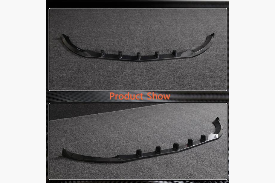 Mercedes C-class W205 2014-2021 Frontstoßstangenlippe Aufsatz V2 (für SD Base 2019-2021, Carbon) Foto 3