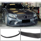 Mercedes C-class W205 2014-2021 Frontstoßstange Lippe Aufsatz (2019-2021, Carbon) Foto 1