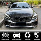Mercedes C-class W205 2014-2021 Frontstoßstange Lippe Aufsatz (2019-2021, Carbon) Foto 3