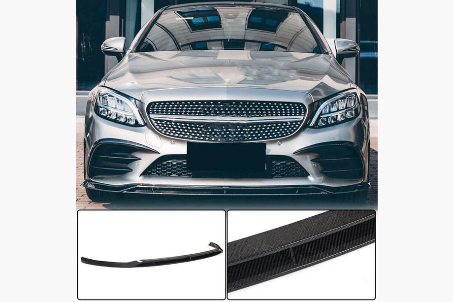 Mercedes C-class W205 2014-2021 Frontlippe V1 für C43 AMG 2019-2021 Carbon Image