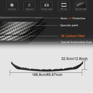 Frontlippe V2 für C43 AMG 2019-2021 Carbon Foto 4