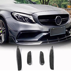 Mercedes C-class W205 2014-2021 Carbon Frontstoßstangen Aufsätze für C63 AMG 2015-2019 Foto 1