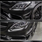 Mercedes C-class W205 2014-2021 Carbon Frontstoßstangen Aufsätze für C63 AMG 2015-2019 Foto 5