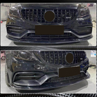 Mercedes C-class W205 2014-2021 Carbon Abdeckungen für Nebelscheinwerfer (für C63 AMG 2015-2019) Foto 4