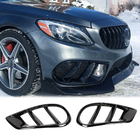 Mercedes C-class W205 2014-2021 Carbon Nebelscheinwerfer Abdeckungen für C43 AMG 2015-2019 Foto 6