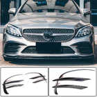 Mercedes C-class W205 2014-2021 Frontstoßstangenaufsätze V1 für C43 AMG 2019-2021 Carbon Foto 2