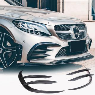 Frontstoßstangenaufsätze V1 für C43 AMG 2019-2021 Carbon Foto 1