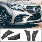 Mercedes C-class W205 2014-2021 Frontstoßstangen Aufsätze V2 (für C43 AMG 2019-2021, Carbon) Foto 1