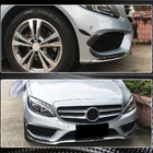 Mercedes C-class W205 2014-2021 Carbon Frontstoßstangen Aufsätze für C43 AMG 2015-2019 Foto 4