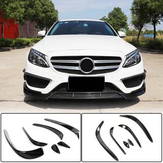 Carbon Frontstoßstangen Aufsätze für C43 AMG 2015-2019 Foto 1