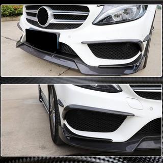 Carbon Frontstoßstangen Aufsätze für C43 AMG 2015-2019 Foto 3