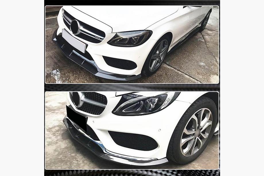 Mercedes C-class W205 2014-2021 Frontlippe V3 für C43 AMG 2015-2019 Carbon Foto 4