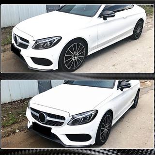 Frontlippe V4 für C43 AMG 2015-2019 Carbon Foto 3
