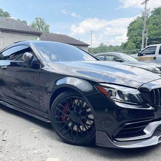 Seitenschweller V4 (für C43/C63 AMG 2015-2019, Carbon) Foto 3