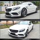 Mercedes C-class W205 2014-2021 Frontlippe V1 für Stoßstange SD C63 AMG 2015-2019 Carbon Foto 4