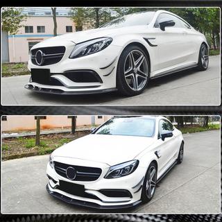 Frontlippe V1 für Stoßstange SD C63 AMG 2015-2019 Carbon Foto 4