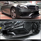 Mercedes C-class W205 2014-2021 Frontlippe V4 für SD C63 AMG 2015-2019 Carbon Foto 5