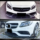 Mercedes C-class W205 2014-2021 Frontlippe V4 für SD C63 AMG 2015-2019 Carbon Foto 6