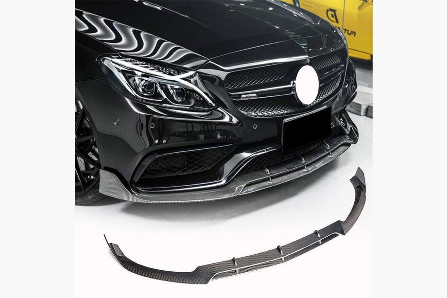 Mercedes C-class W205 2014-2021 Frontlippe V4 für SD C63 AMG 2015-2019 Carbon Image