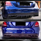 Mercedes C-class W205 2014-2021 Heckdiffusor für SD C43/C63 AMG 2015-2019 Carbon Foto 3