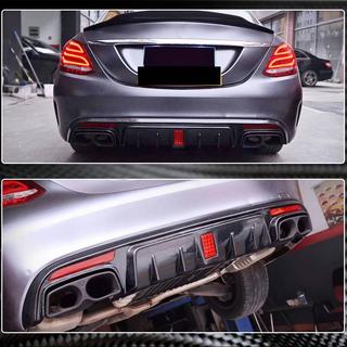 Heckdiffusor V1 für SD C43/C63 AMG 2015-2019 Carbon Foto 3